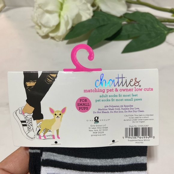 Chatties Matching Pet & Owner Sock Set, Small Pet - Picture 8 of 15